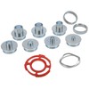 Milescraft Metric Metal Bushing Set for Plunge Routers