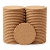 Faithful Panda 100Pcs 4.33" Blank Cork Coasters for Laser Engraving