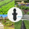 CADUFUELLY 50 PCS 1/4 inch Drip Fitting End Plug, Drip