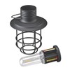 Xodus Innovations BL820-2 Battery-Operated LED Filament Style Lantern Outdoors Either