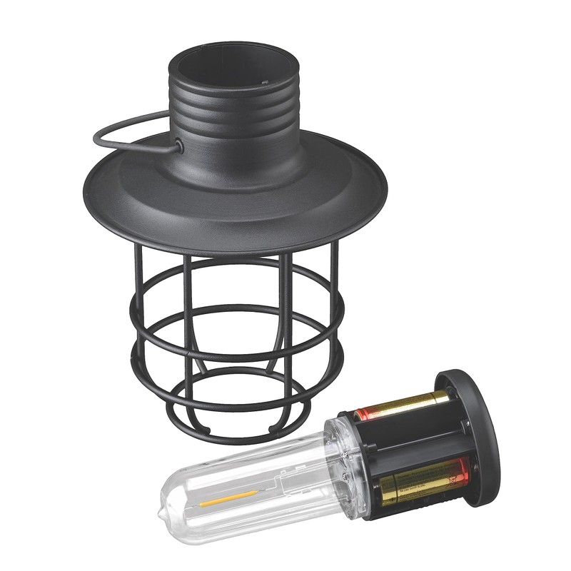 Xodus Innovations BL820-2 Battery-Operated LED Filament Style Lantern Outdoors Either