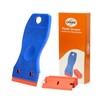 EHDIS 1.5" Plastic Razor Scraper with 10pcs Double Edged Plastic