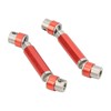 2PCS Front Rear Center Drive Shaft Aluminum Alloy Wear Resistant