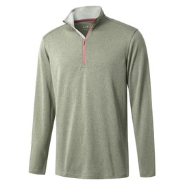 M MAELREG Mens Pullover Quarter Zip Golf Sport Casual Long Sleeve 1/4 Golf Half Zip Pullover Sweatshirts for Men