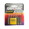 Rayovac Fusion AAA Batterie Alkaline 12/4pks (72 Batteries) EXP 2035