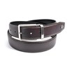 Lacoste LB84670 Men's Cow Leather Business Belt, dark brown