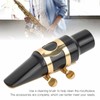Tenor Saxophone Mouthpiece Kit Mouthpiece with Plastic Cap Cleaning Brush