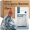 Altland 25 Pack of Emergency Blankets - Bulk Heat Reflective
