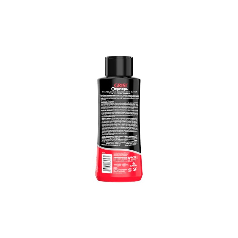 Shampoo Grisi Organogal negro intenso 400 ml
