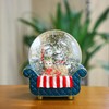 Blue Sofa Cat Snow Globe - Adorable Birthday Snow Globe