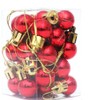 SEWACC Christmas Baubles Ornaments 24 Pieces 2 cm Christmas Tree