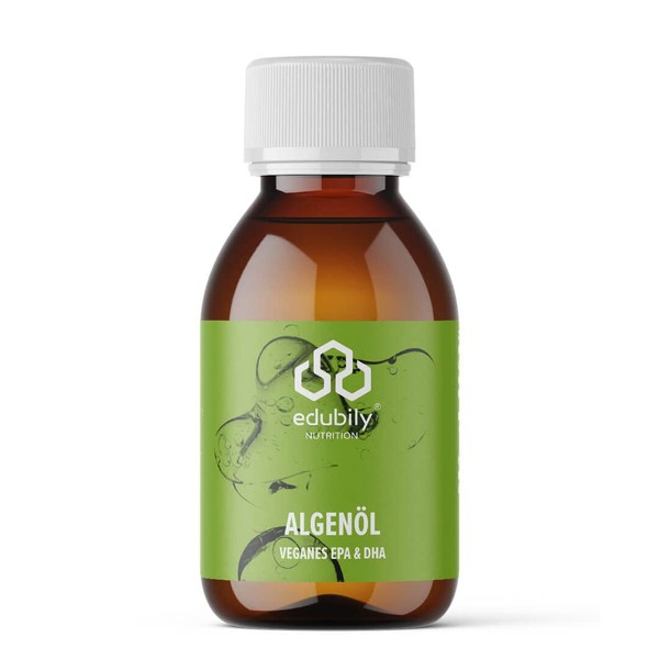 edubily nutrition® Omega-3 Algae Oil, Vegan EPA and DHA Source,