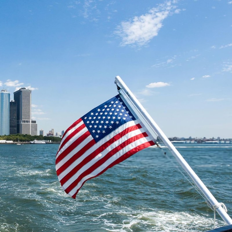 Bradford Small American Flag and Texas Flag