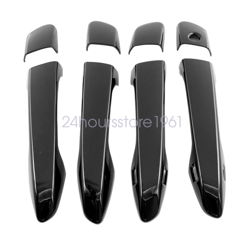 Soillar GLOSS BLACK Door Handle COVERS W/2 SMT KH Fit