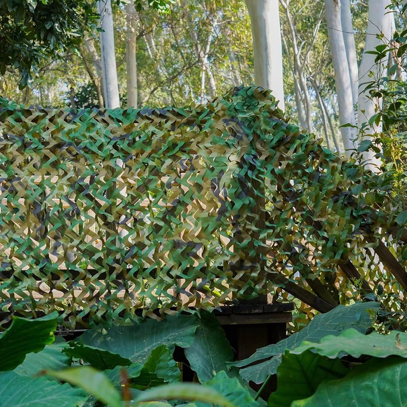WODJR 2Pcs Camouflage Netting Camouflage Party Decorations Bulk Roll Sunshade