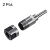 QUARKZMAN 2 Pieces Router Collet Extension Rod Converter Adapter 8mm