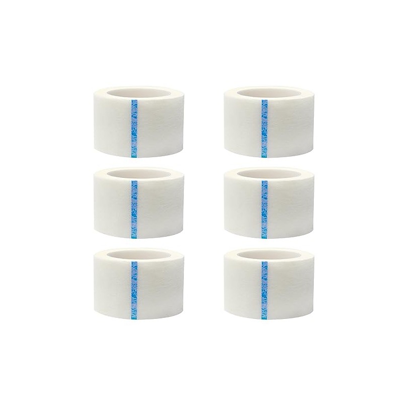 6 Rolls Micropore Tape 2.5cm x 9.1m Medical Tape