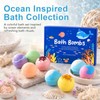 Ocean Theme Bath Bomb Set with Hidden Sea Creature Charms,