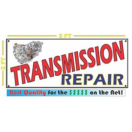 Transmission Repair 2x5 Banner Sign