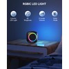 TECKNET Longest 1300 Feet Wireless Doorbell with RGB Alarm Lighting,Battery-Powered