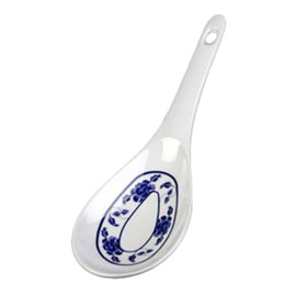 A-to-Z Supply 7007B Ladle/Spoon, 2-1/2 oz., 8-3/4" x 2-3/4", one-Piece, Break-Resistant, Dishwasher Safe, Hanging Hole, BPA Free, Melamine, Lotus, NSF, Pack of 12