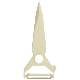 Berner Peeler, Y-Shaped, 5 Functions, NO.9, White, Made in Germany, 5.9 x 2.5 x 0.5 inches (15.1 x 6.3 x 1.3 cm)