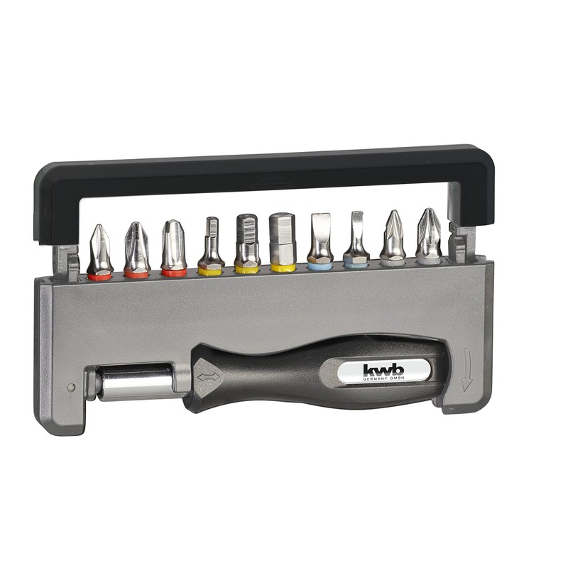 KWB Bit Box Industrial Steel 12 Pieces 151020 (PH, PZ,
