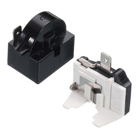 sourcing map 4pcs Refrigerators PTC Starter Relay 1 Pin 4.7 Ohm Overload Protector 1/2HP for Fridges Beverage Freezers