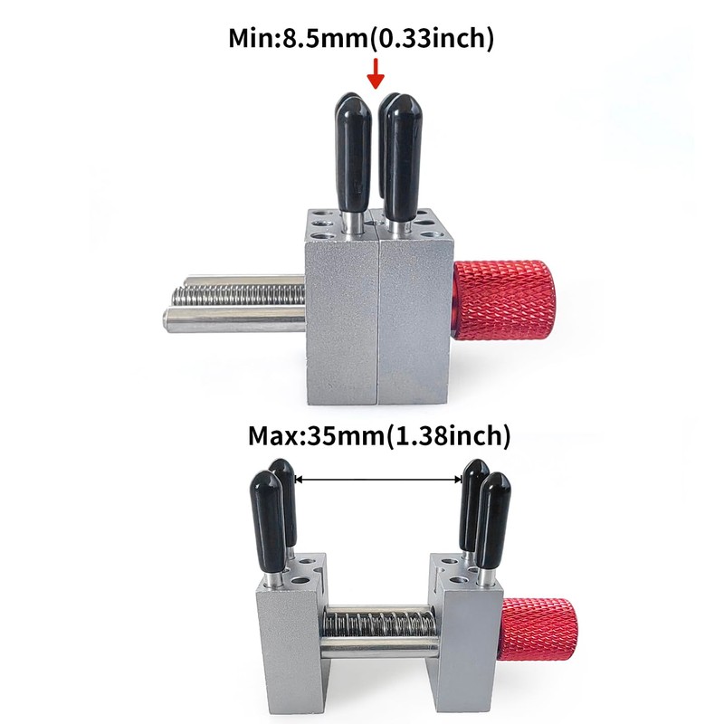 CNRAQR High Precision Mini Vise adjustable up to 1.18inch wide