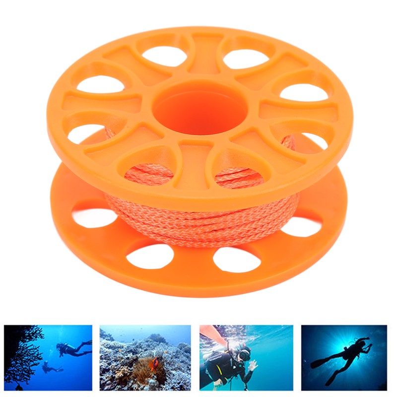 Diving Spool Plastic Prevent Winding Lightweight Diving Finger Reel with