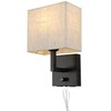 wkeessee Bedside Wall Mount Light with Dimmer Switch and Two