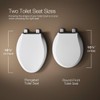 KOHLER 4647-96 Stonewood Toilet Seat Elongated,Wood Toilet Seat, Elongated Toilet
