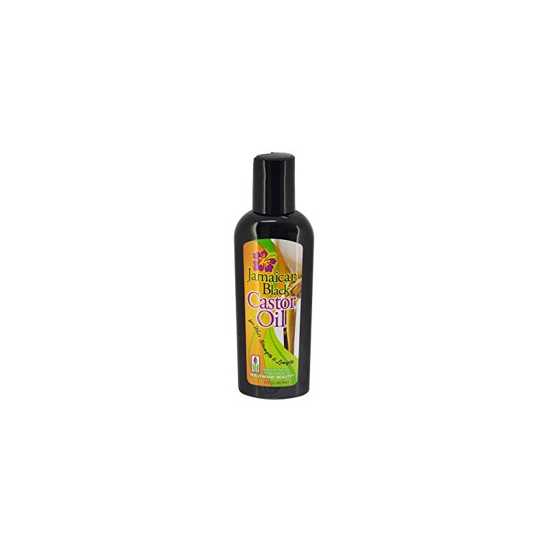 Hollywood Beauty Black Jamaican Castor Oil, 3 oz (Pack of