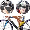 4Pcs Bike Chain Protector Cycling Bicycle Frame Chain Sticker Black