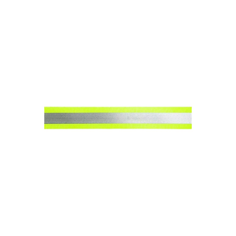 Jajasio Reflective Tape Elastic 5 m Yellow 40 mm Wide