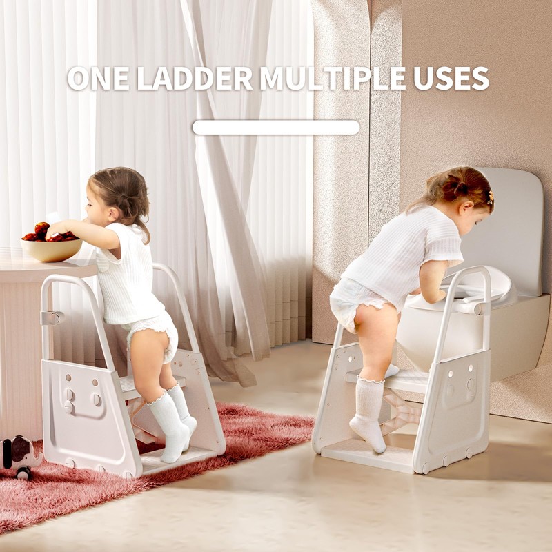 3 in 1 Potty Training Toilet Seat & Toddler Step