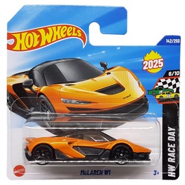 Hot Wheels - McLaren W1 - HW Race Day 6/10 - HYW41 - Short Card - Orange Metallic - Mattel 2025-1:64