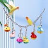 Dnoifne Bird Swing Bell Toys – Colourful Metal Bells for