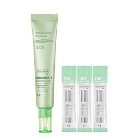 VTCOSMETICS VT CICA Cream, 6 Types, Moisturizing, Sensitive Skin, Dry Skin, Skin Care, Rough Skin Care (Lechia A Cream, 1.1 fl oz (30 ml) & 3.4 fl oz (100 ml) x 3.9 fl oz (100 ml) x 3 Bonus Included