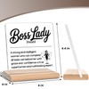Boss Lady Gifts for Women Boss, Boss Lady Definition Acrylic