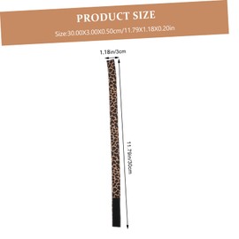 LIFKOME 2pcs Leopard Print Wig Elastic Bands Adjustable Nylon Straps for Wig Edges Non-Slip Hair Accessories for Women and Daily Use