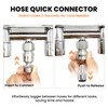 3PCS All Metal RV Exterior Quick Connect Adapter Kit -