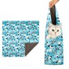 Poochies Sprouts 35.4" Cat Grooming Wrap, Cat Wrap for Cutting