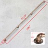 Rebala Wall Handrail 10FT,Industrial Staircase Railing 1.25 Inch Tube Diameter,Galvanized