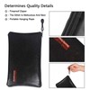 Fireproof Document Bag Portable Waterproof 800℃ High Temperature Resistant Zipper