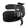 Decut RUGBII Archery Finger Tab Guard Leather Adjustable (Small (Black