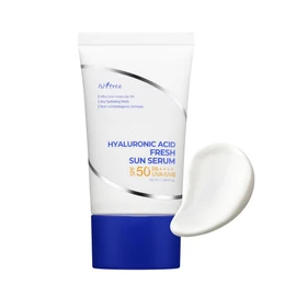 ISNTREE Hyaluron Fresh Sun Serum, 1.7 fl oz (50 ml), Moisture Sunscreen, Smooth, Cooling