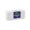 D.RECT High Polymer Plastic Eraser, Small x 24 Pieces, White,