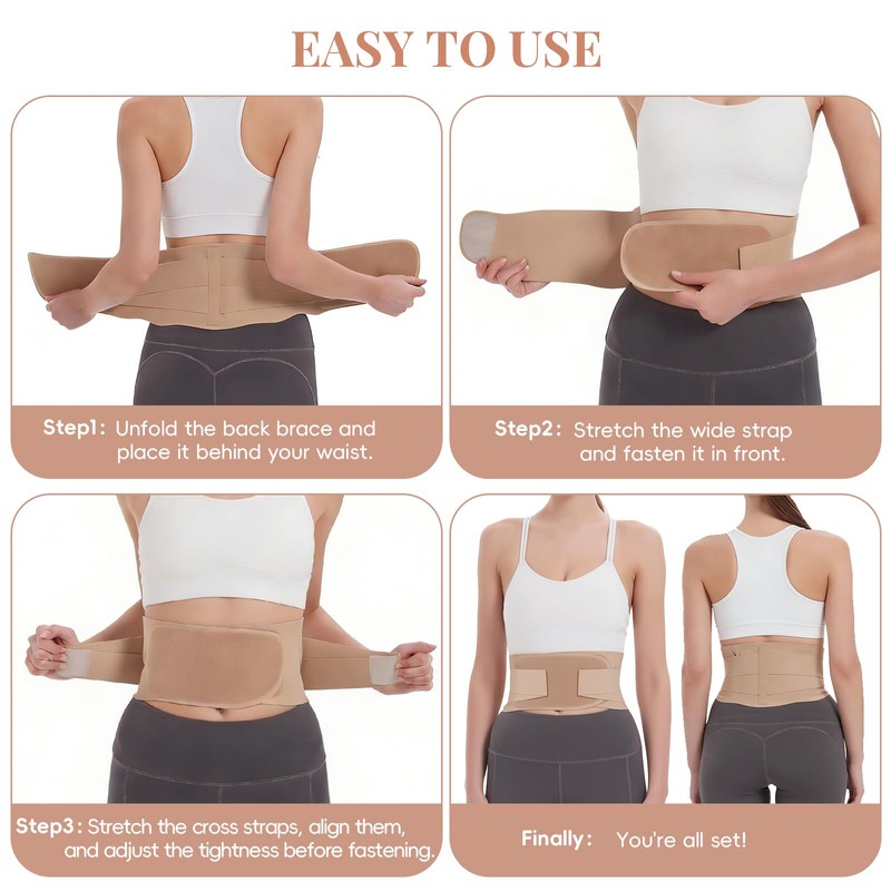 RANDY SUN Friendly Comfort Lower Back Brace for Female Workers