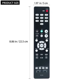 RC-1216 RC1216 Replacement Remote Control fit for Denon AV Receiver AVR-X250BT AVR-X550BT AVR-S530BT AVR-S540BT AVRX250BT AVRX550BT AVRS530BT AVRS540BT 30701024400AD RT30701024400AD